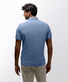 Heren polo blauw