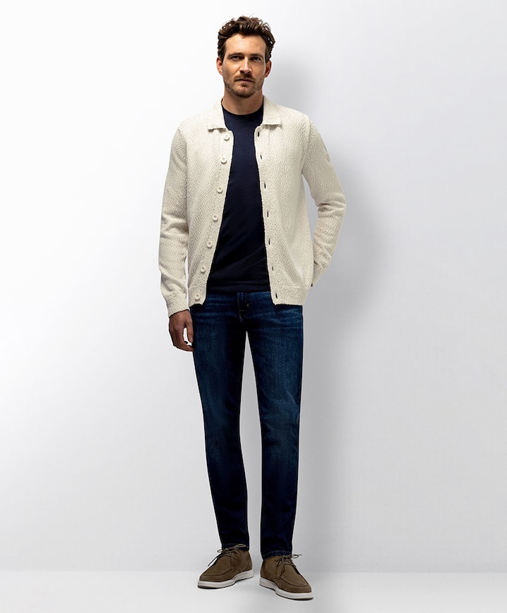 Heren vest beige