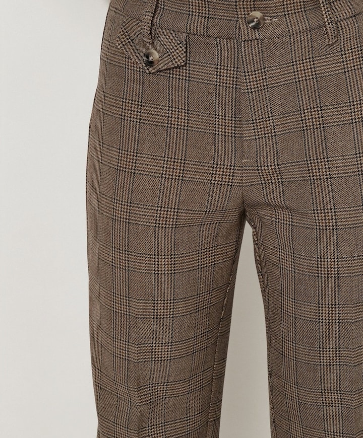 Audrey Flared Clean dames broek bruin