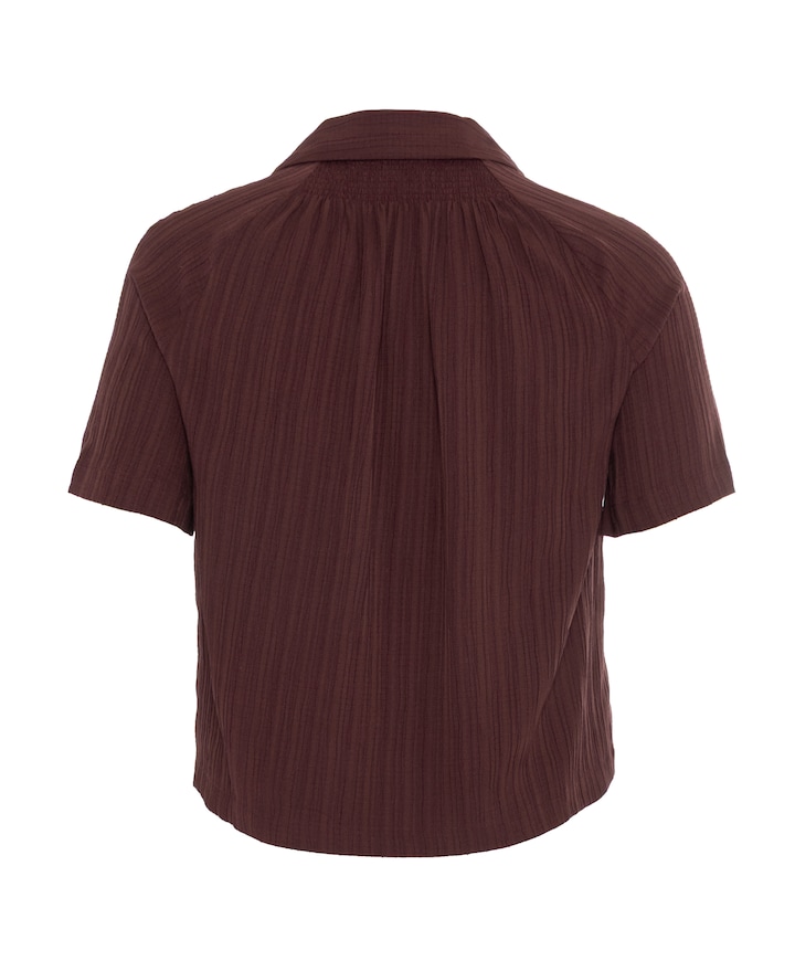 Dames blouse bruin