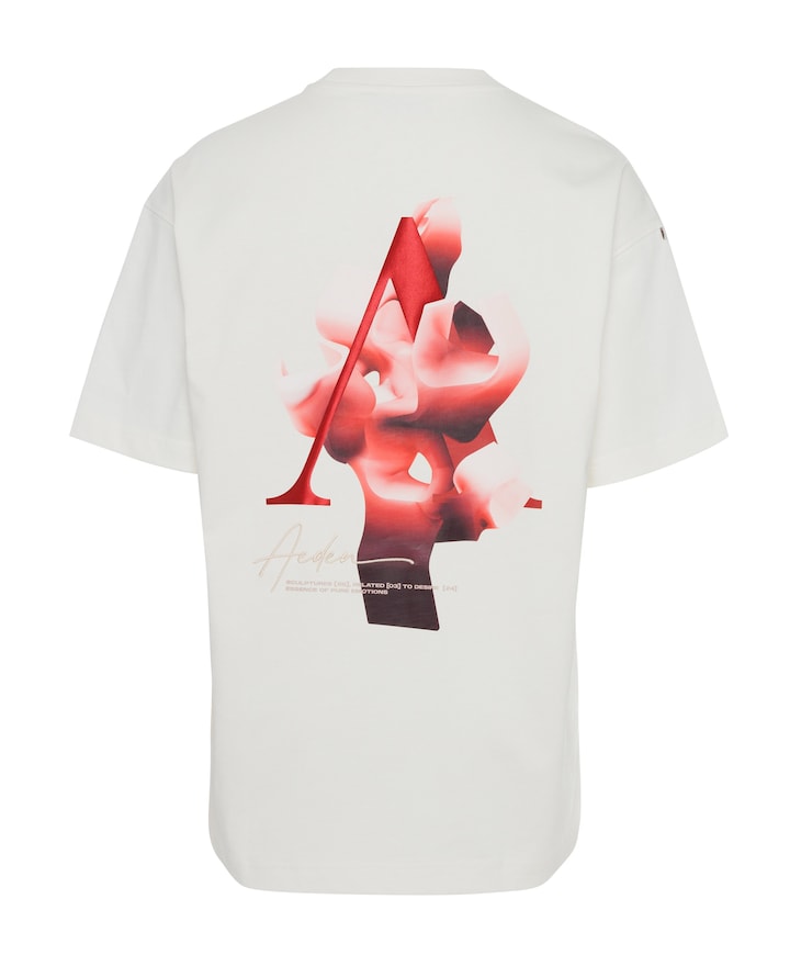 Heren T-shirt ecru