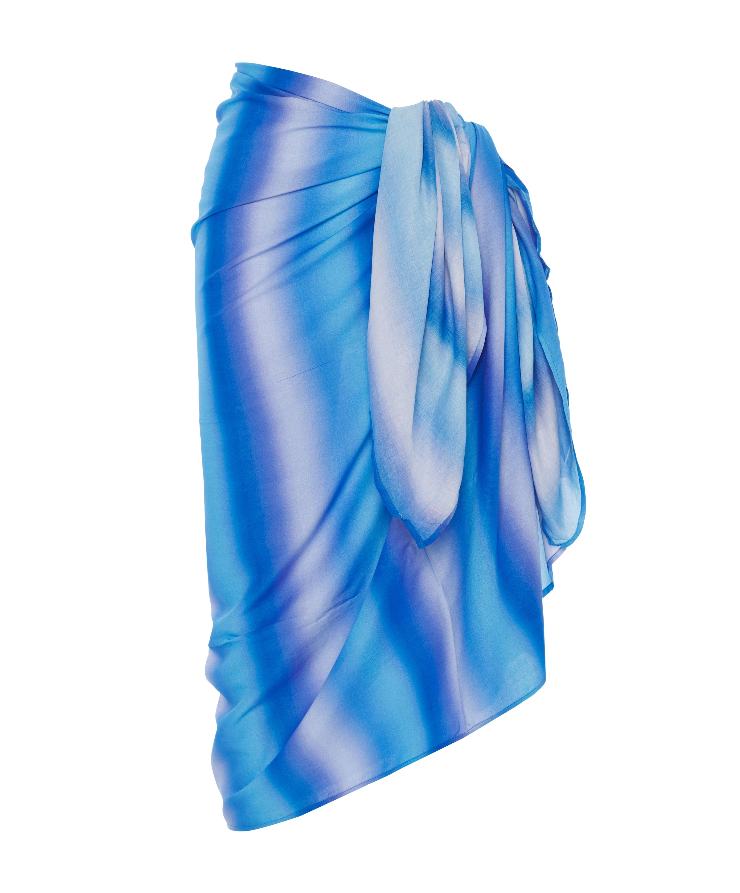 Dames pareo blauw