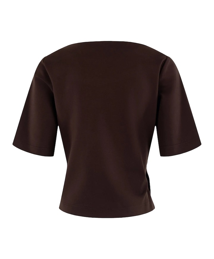 Dames top bruin