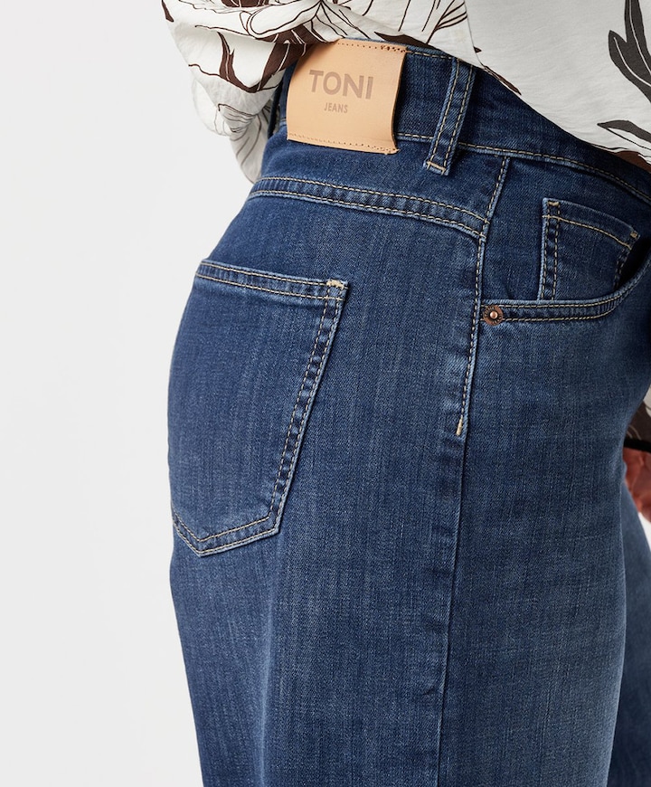 Liv Bermuda dames korte broek blauw
