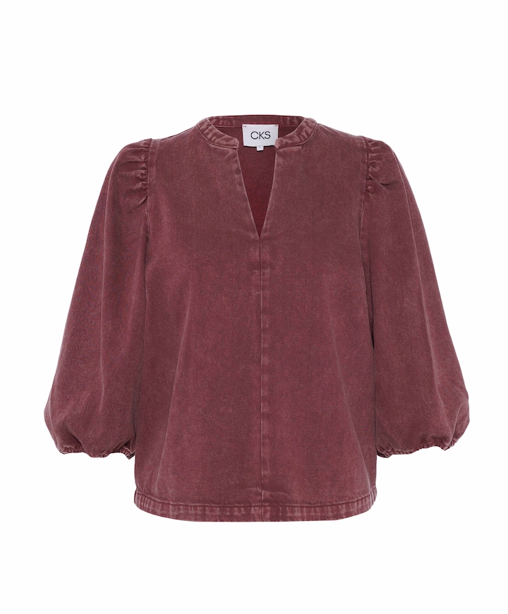 Dames blouse bordeaux