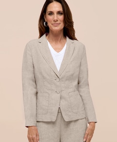 Dames blazer beige