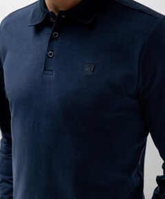 Heren polo blauw