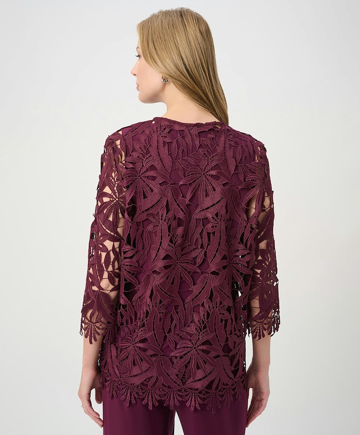 Dames vest bordeaux