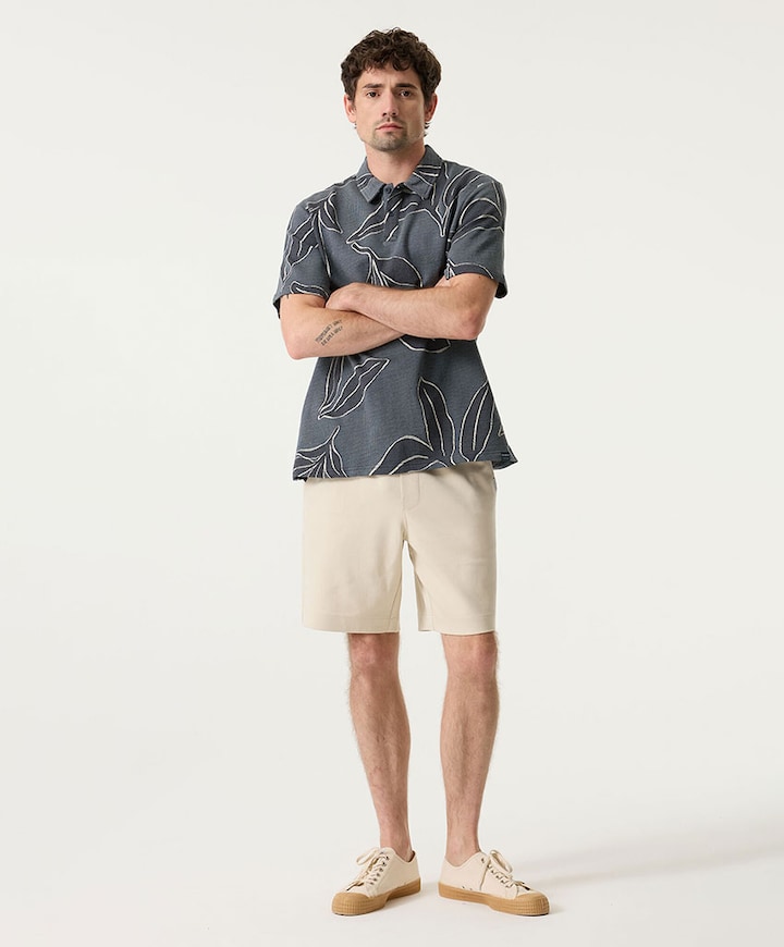 R261311_men`s short heren korte broek beige