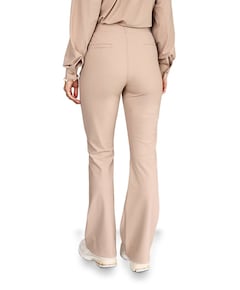 Flair bonded broek beige