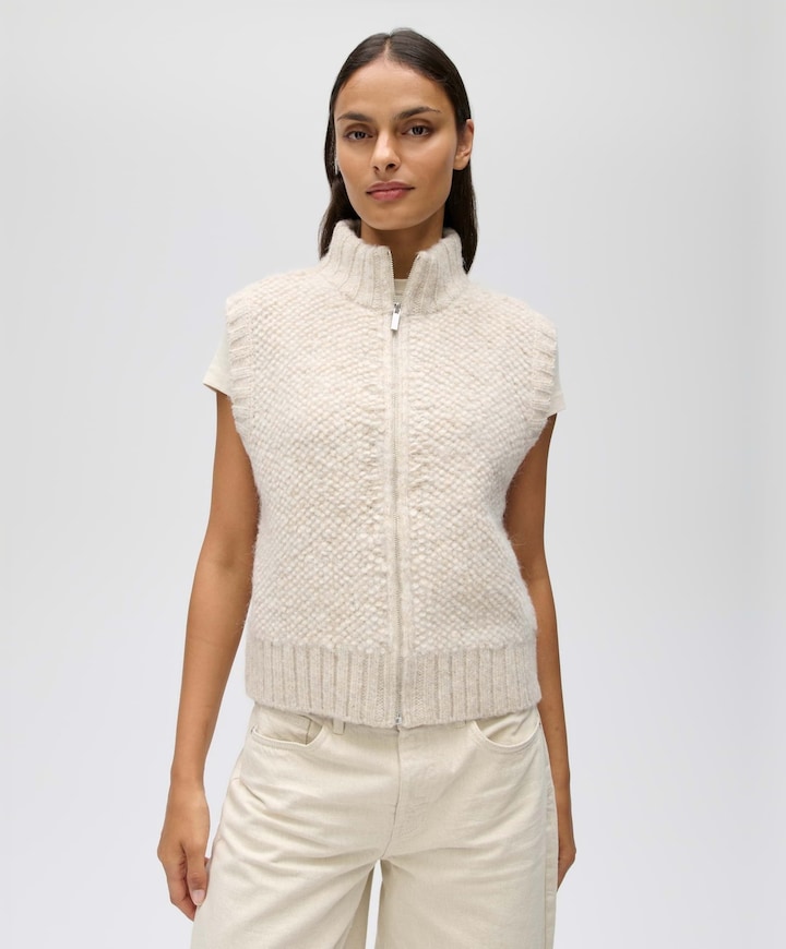 Dames gilet ecru