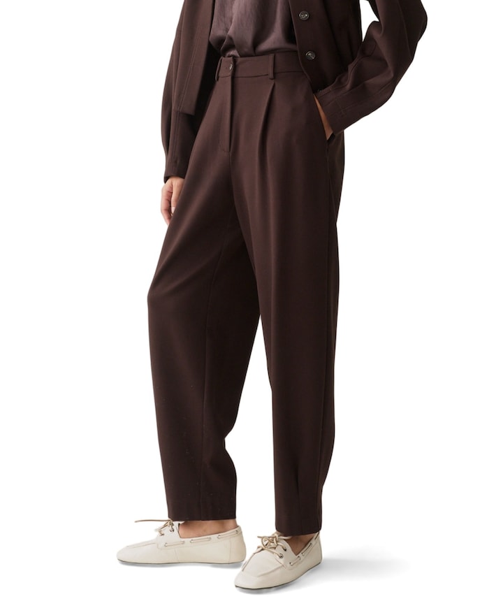 Punto milano dames broek bruin