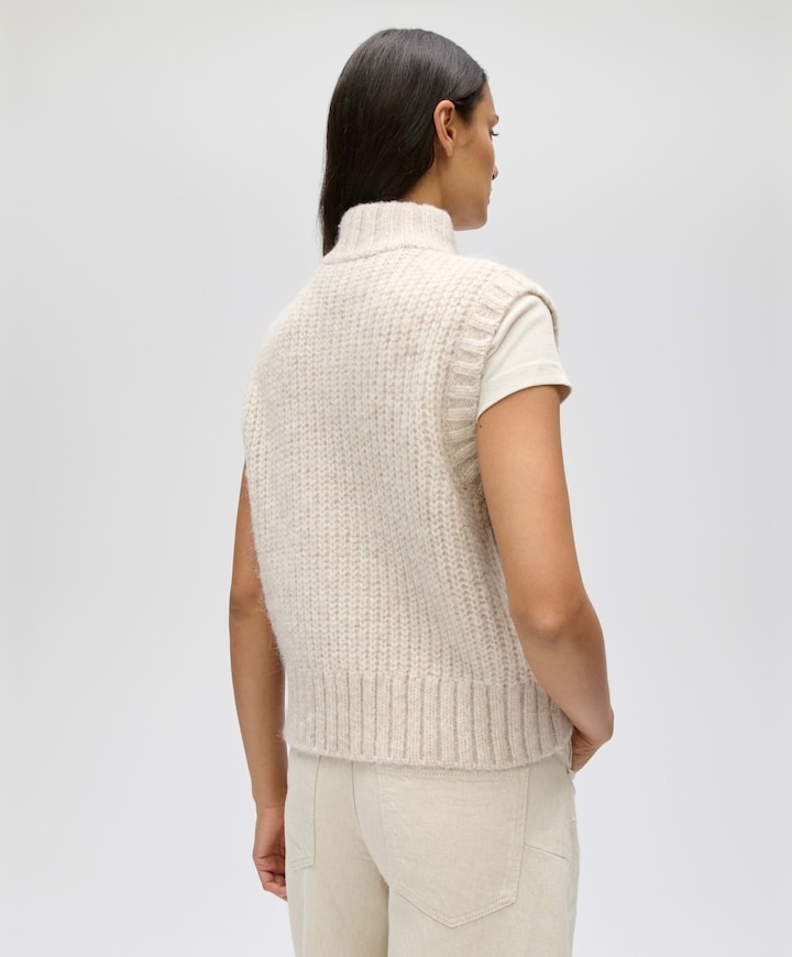 Dames gilet ecru