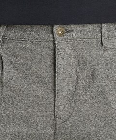FALTURE RELAXED WOOL-LOOK heren broek grijs