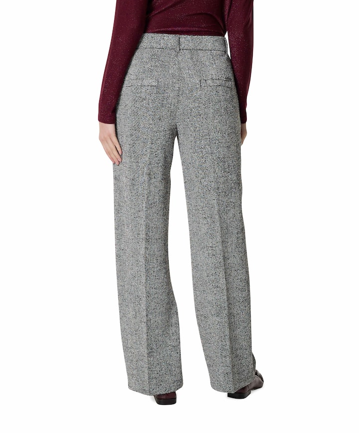 Mara_Wide_Leg_355 dames broek zwart