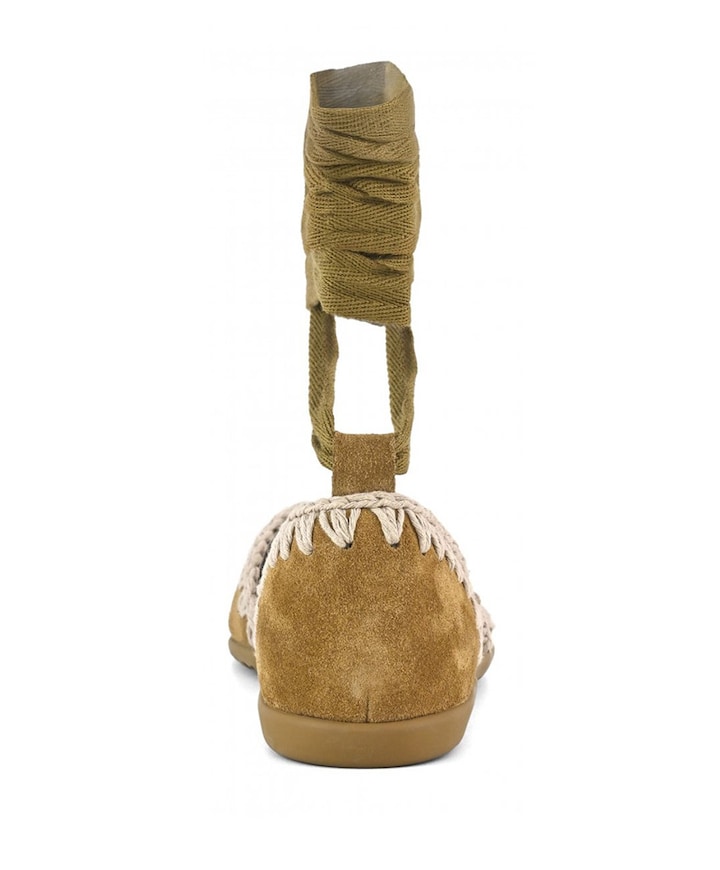 dames ballerina's bruin