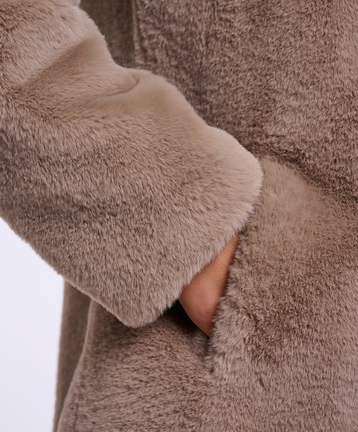 Dames jas beige