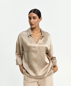 Dames blouse beige