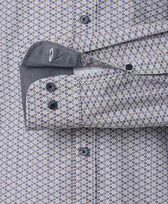 Heren overhemd lange mouw groen