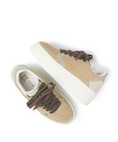 Isa Josie dames sneakers beige