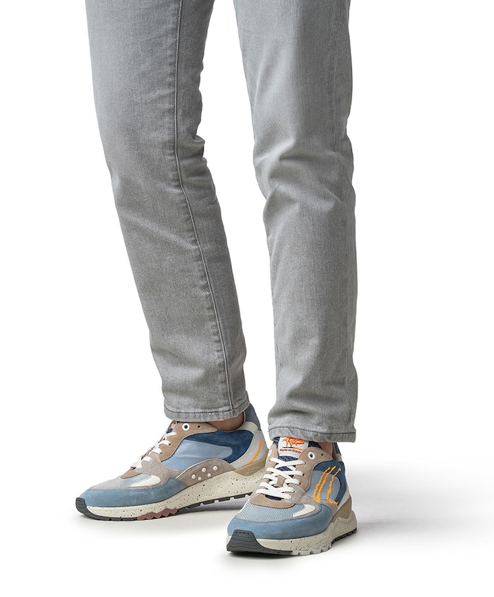 heren sneakers blauw