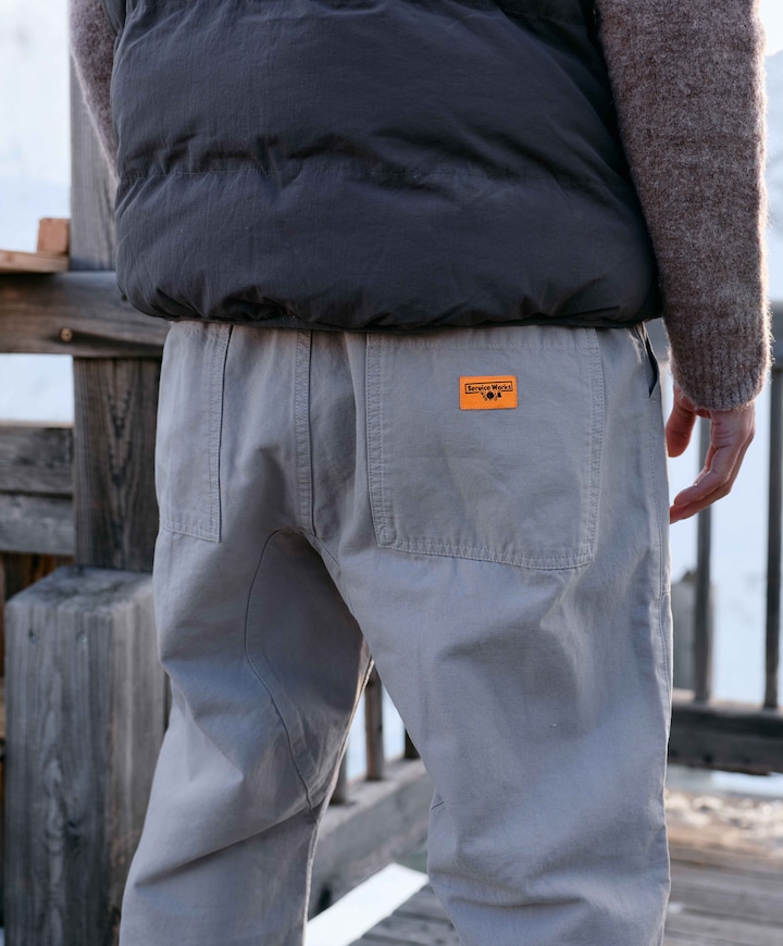 Service Works Canvas Chef heren broek grijs