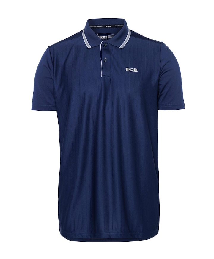 Heren polo blauw