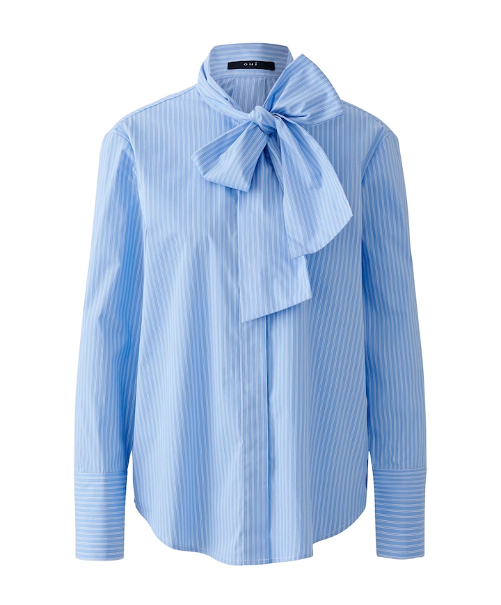 Dames blouse blauw
