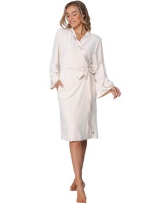 Dames ochtendjas beige