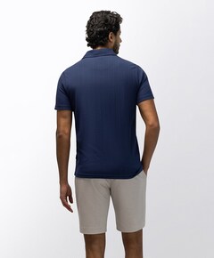 Heren polo blauw