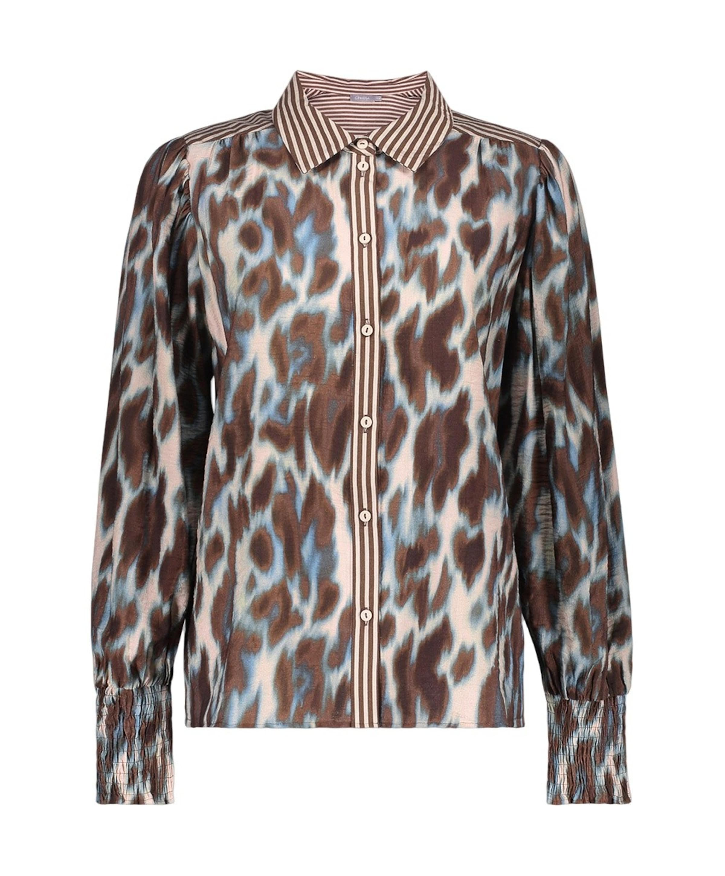 Dames blouse bruin