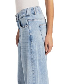 Losvallende dames jeans blauw