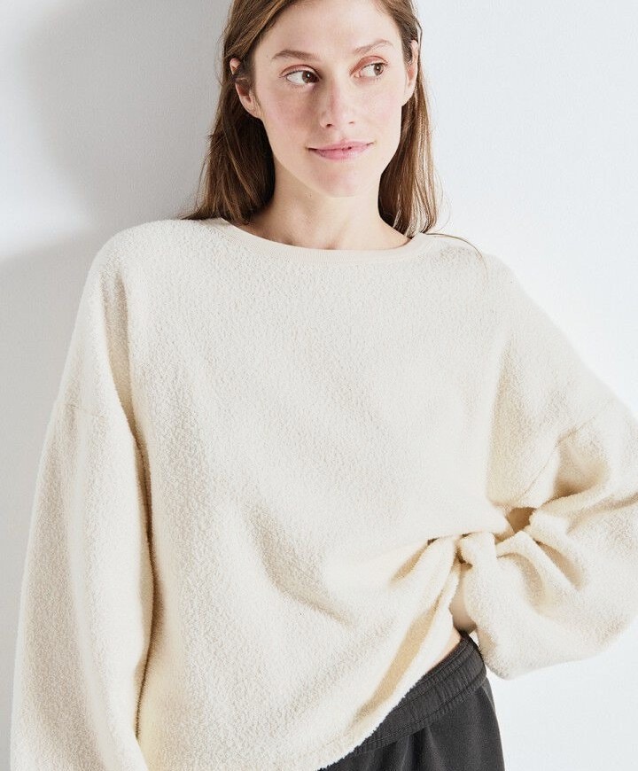 Dames sweater ecru