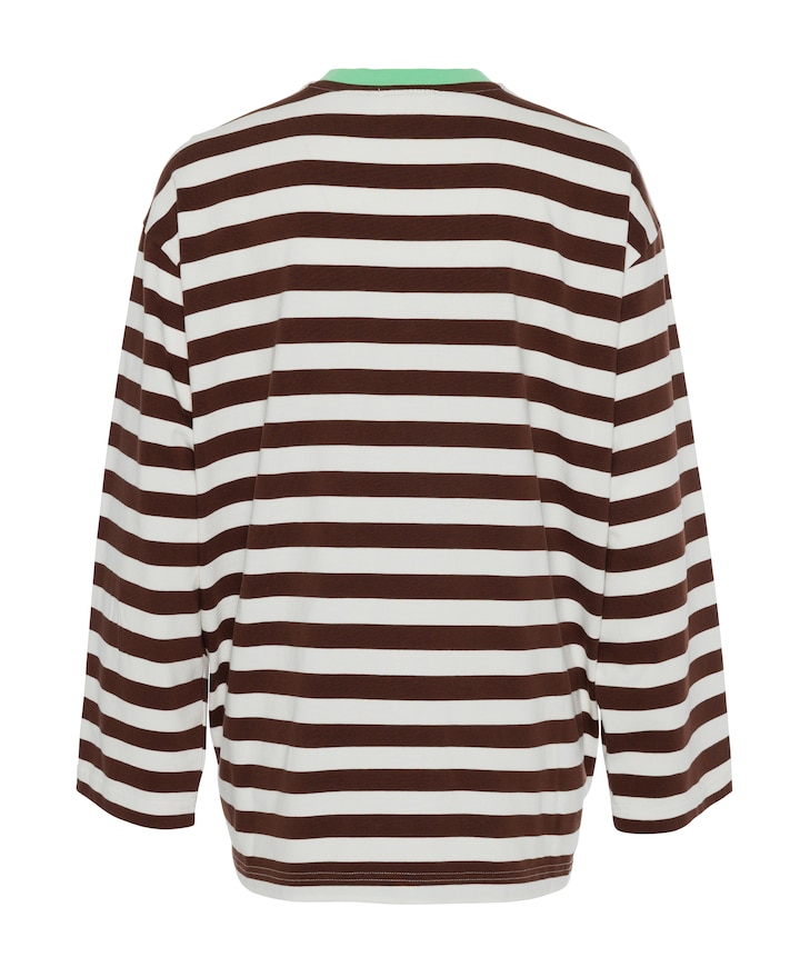 Dames longsleeve bruin