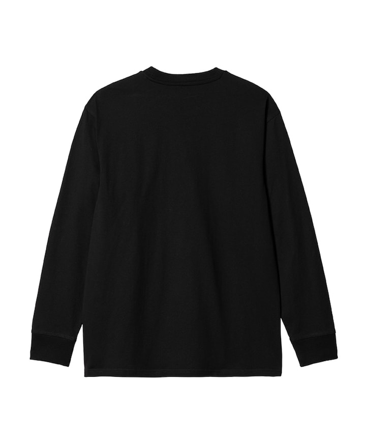 Heren longsleeve zwart