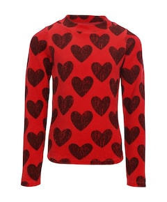 Meisjes longsleeve rood