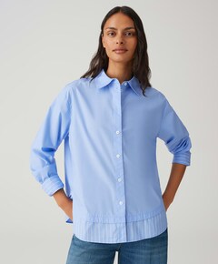 Dames blouse blauw