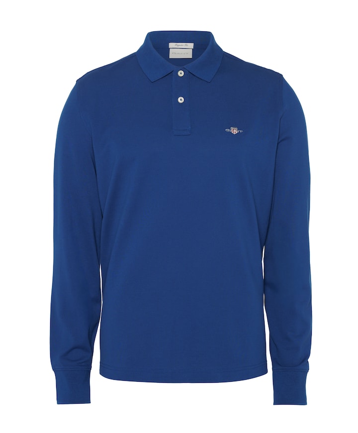 Heren polo blauw