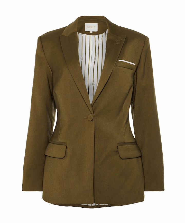 Dames blazer groen