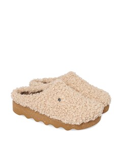 dames pantoffels ecru