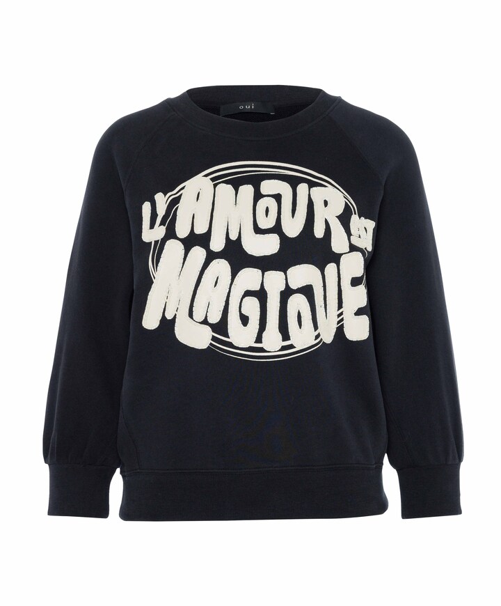 Dames sweater zwart