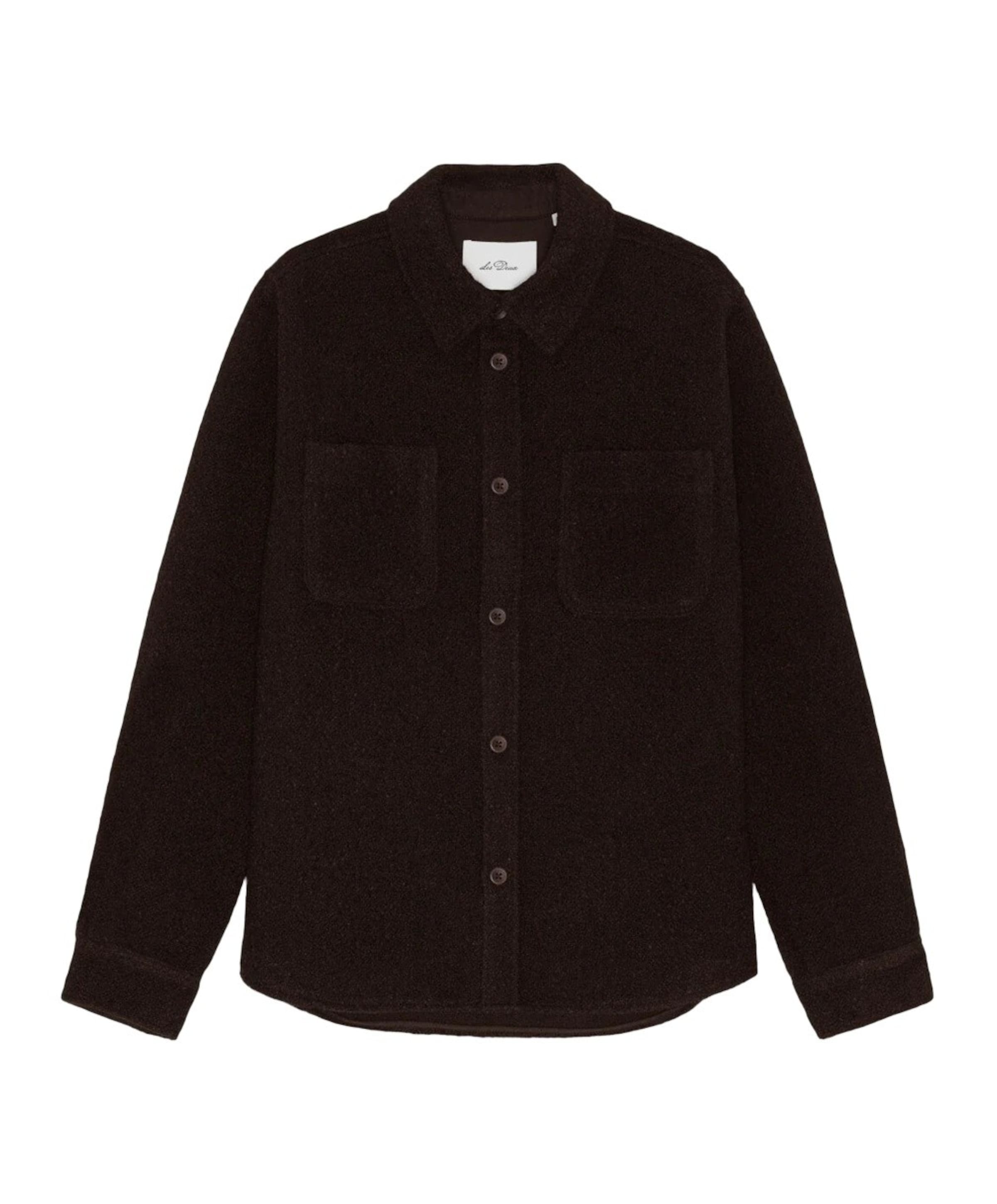 Heren overshirt bruin