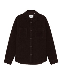 Heren overshirt bruin