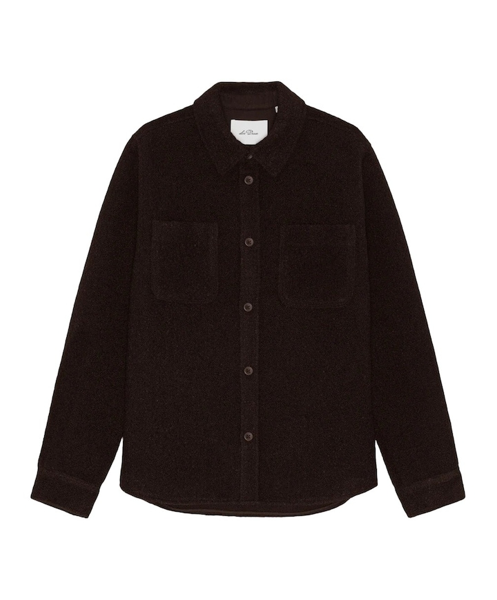Heren overshirt bruin
