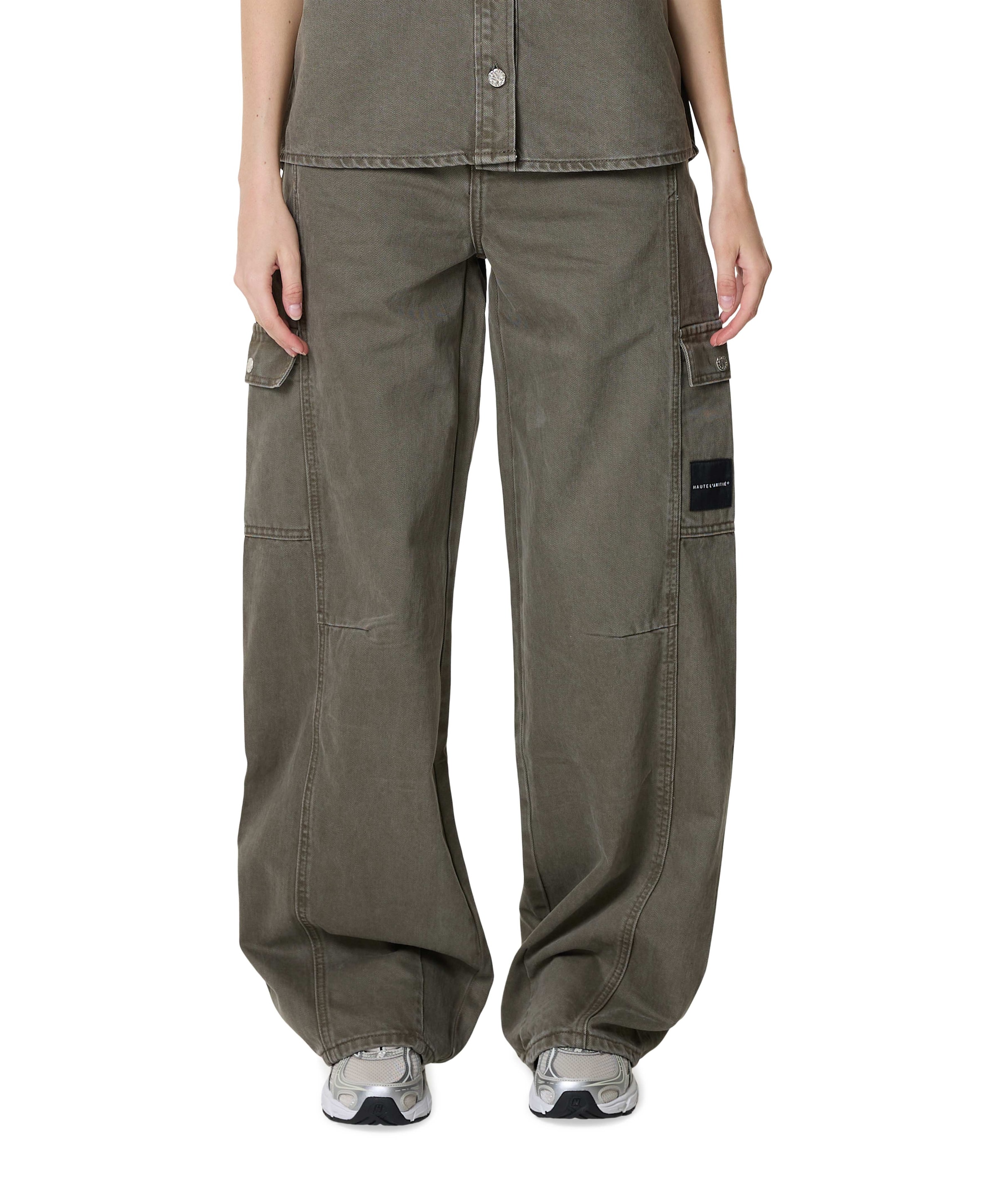 Enigma Pocket Tall dames broek beige