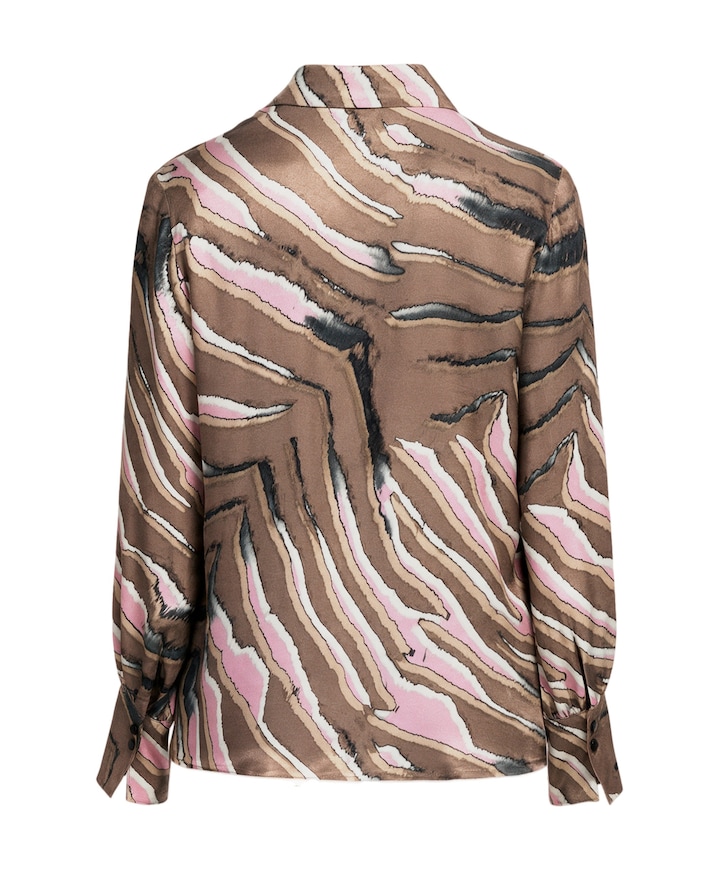 Dames blouse bruin