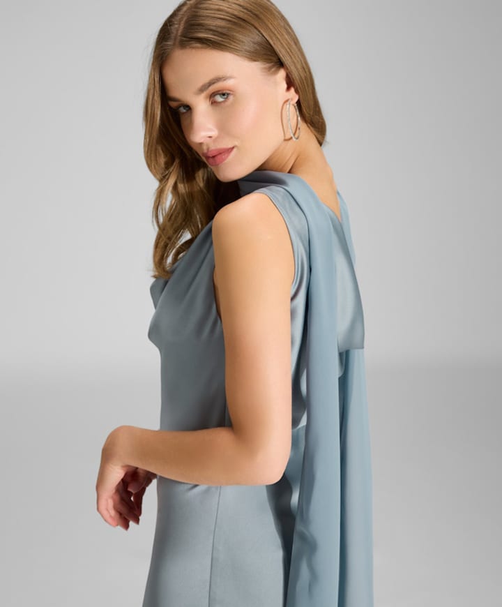 Dames sjaal blauw