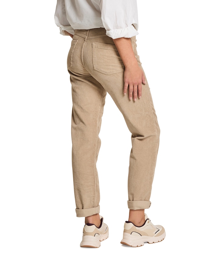 Bobby - Vintage Corduroy - 433 - Ma dames broek beige