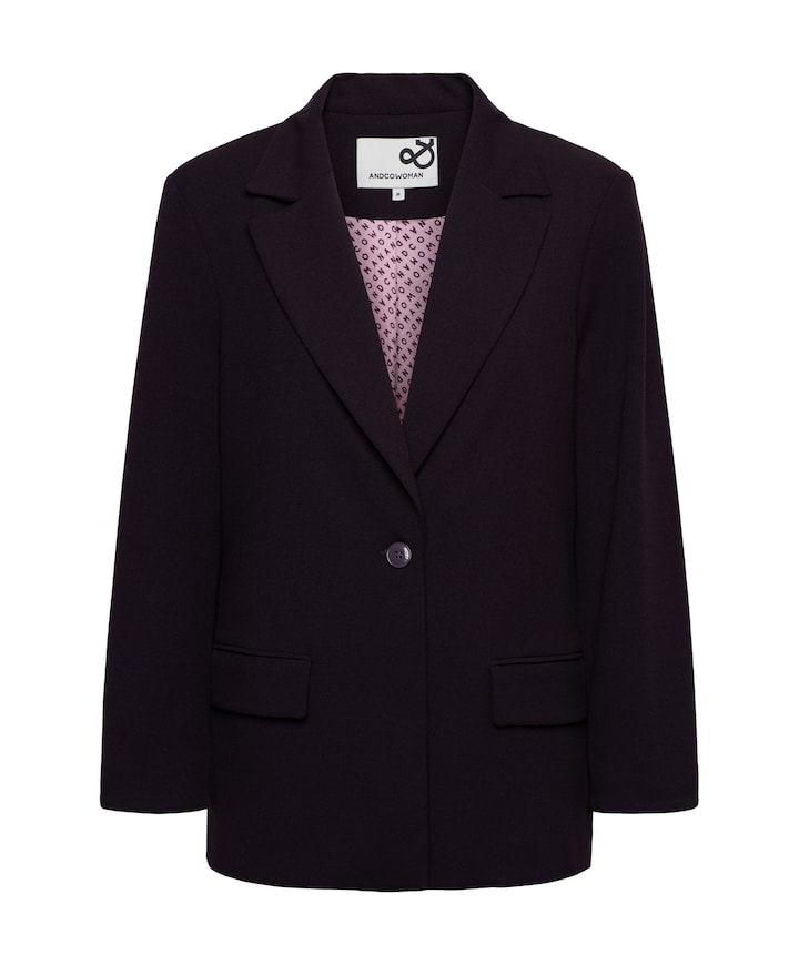 Dames blazer paars