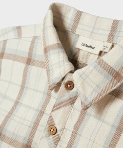 Jongens overhemd lange mouw ecru